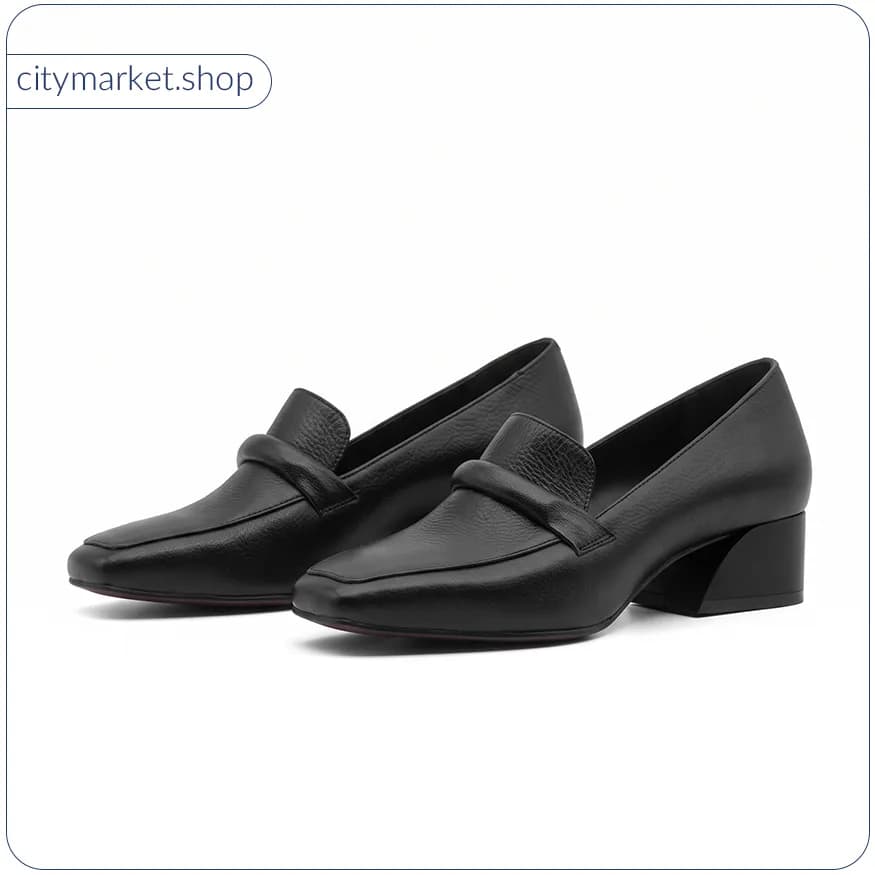 کفش رسمی زنانه چرم تبریز مدل B7805 — تصویر ۶