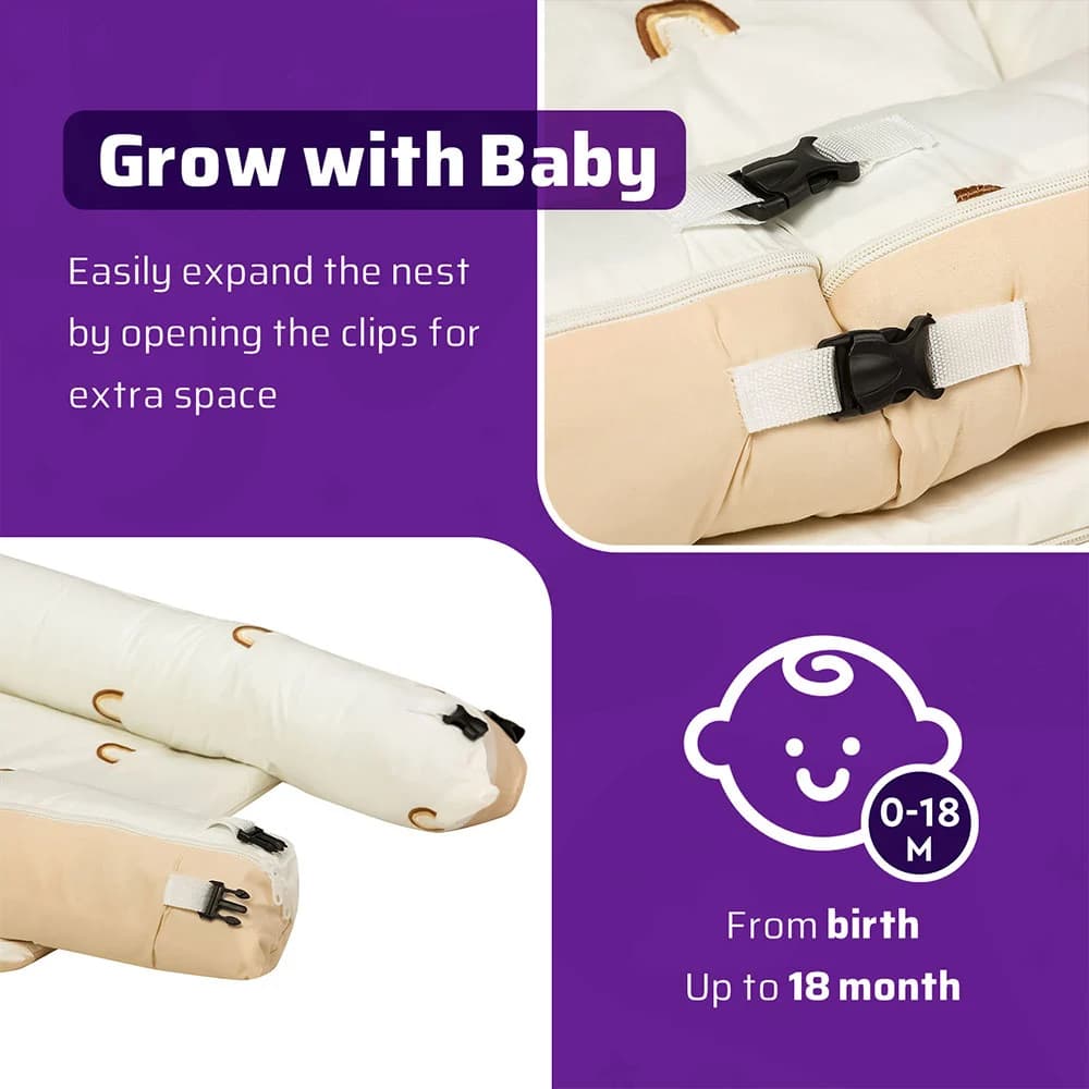 تشک گارددار الن بیبی Elen Baby طرح رنگین کمان — تصویر ۵