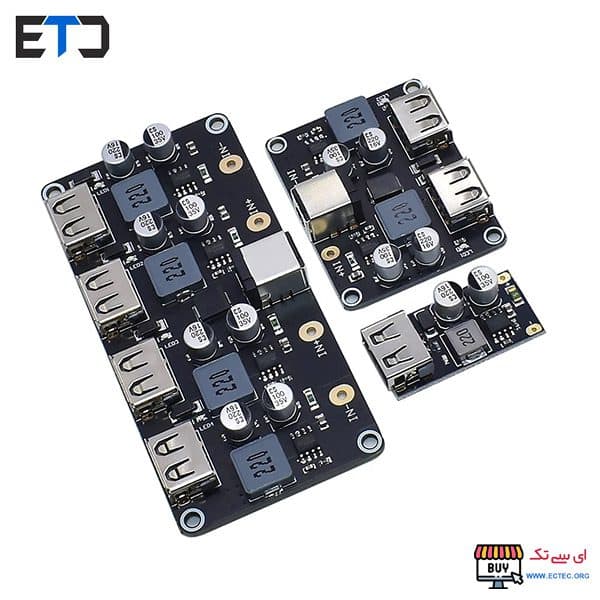 ماژول پاور بانک فست شارژ QC3.0 با توان 24W دو خروجی مدل MH-KC24-2 — تصویر ۸
