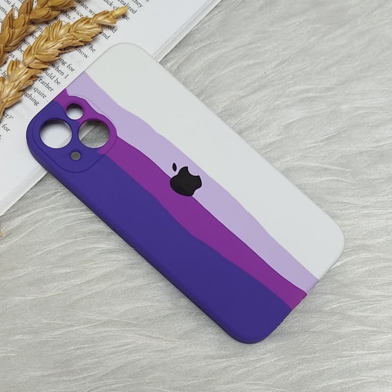 کاور سیلیکونی اورجینال رنگین کمان مناسب برای گوشی موبایل اپل iPhone 13 Pro