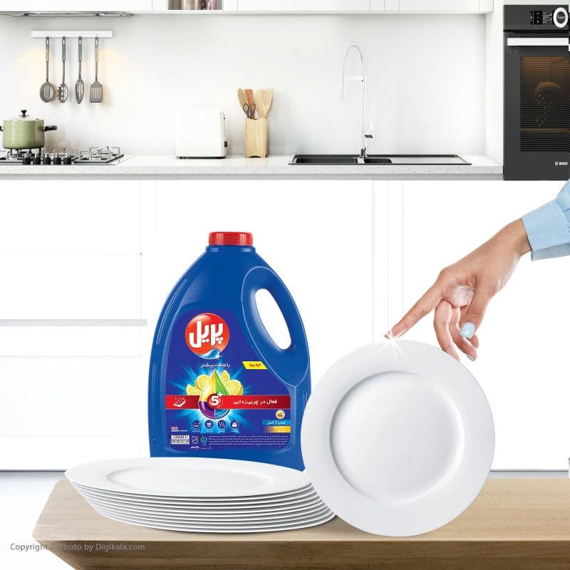 مایع ظرفشویی پریل با رایحه لیمو حجم 3.75 لیتر (گالنی) — تصویر ۱۲