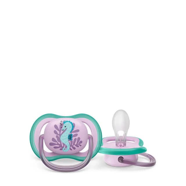 پستانک اونت اولترا ایر تکی 6 تا 18ماه avent ultra air طرح اسب دریایی و ماهی — تصویر ۶