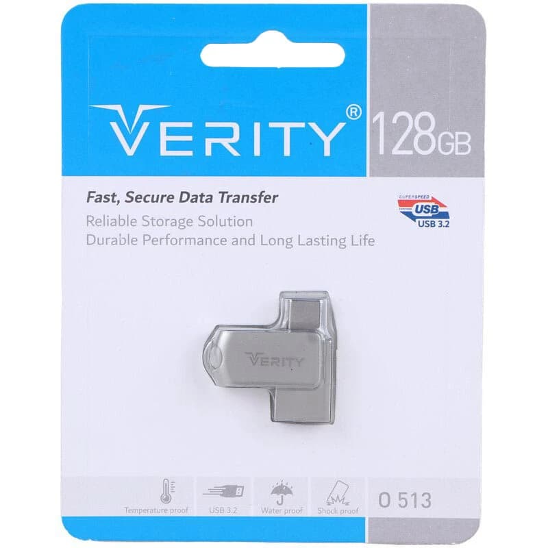 فلش مموری وریتی مدل O513 ظرفیت ۱۲۸ گیگابایت USB 3.0 — تصویر ۳