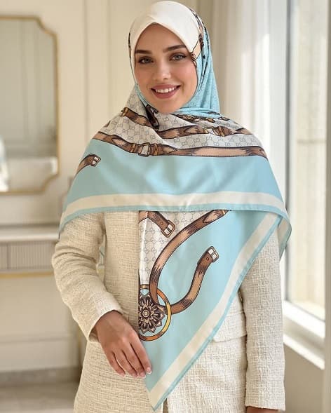 روسری ابریشم کد Mrs159 — تصویر ۱۲