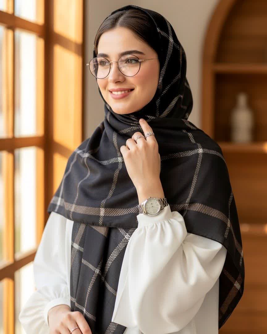 روسری نخی قواره 140 کد Tak036