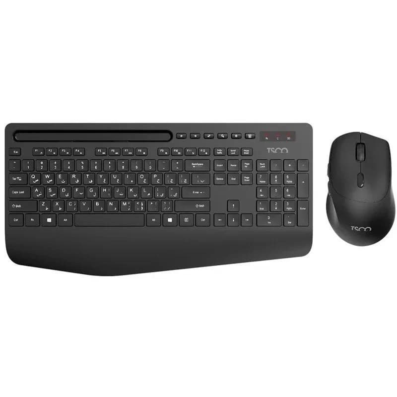 کیبورد و ماوس بی سیم تسکو مدل TKM 7025W، سوییچ ممبران، Full-Size — تصویر ۳