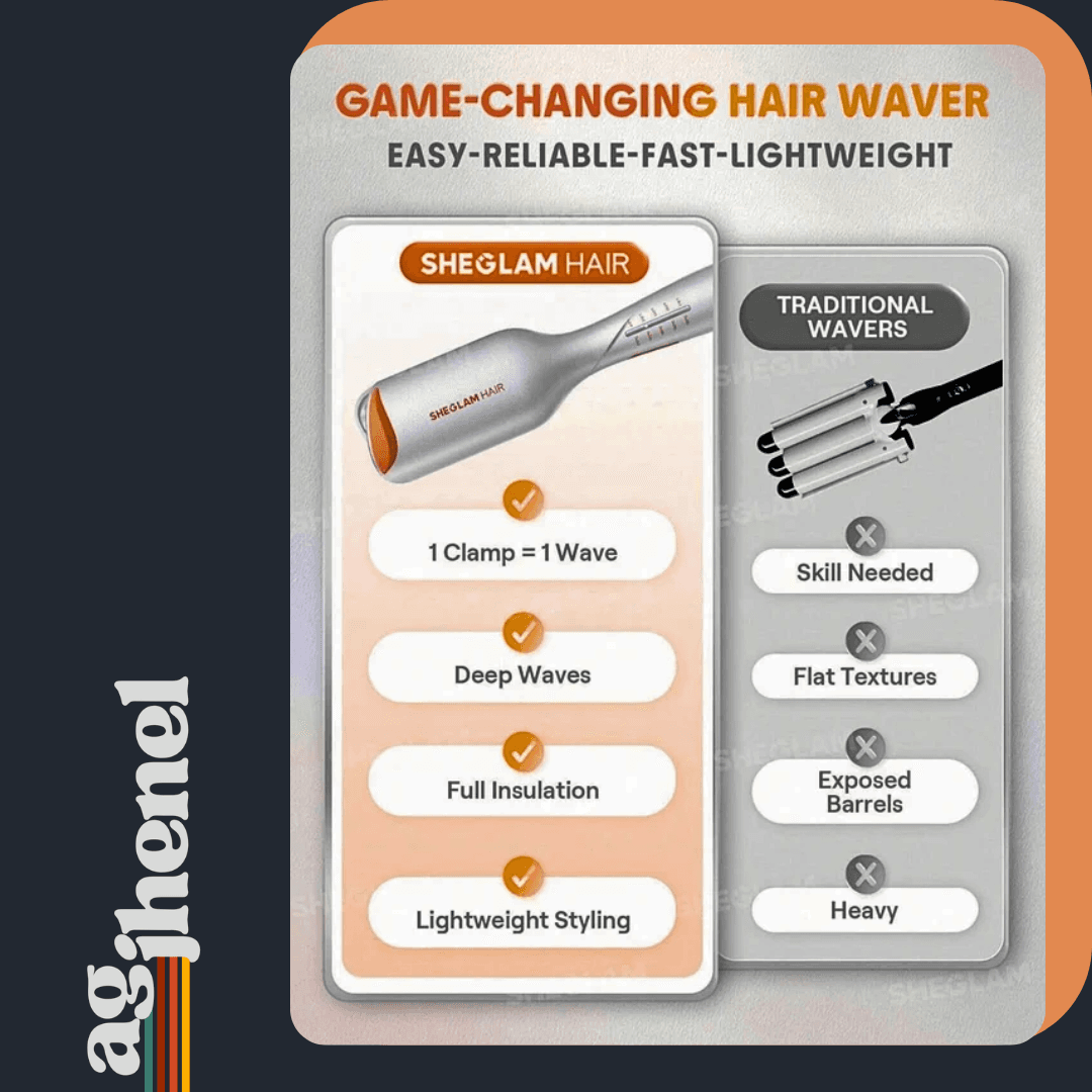 فر مو ساحلی SHEGLAM مدل Beach Babe Hair Waver — تصویر ۱۲