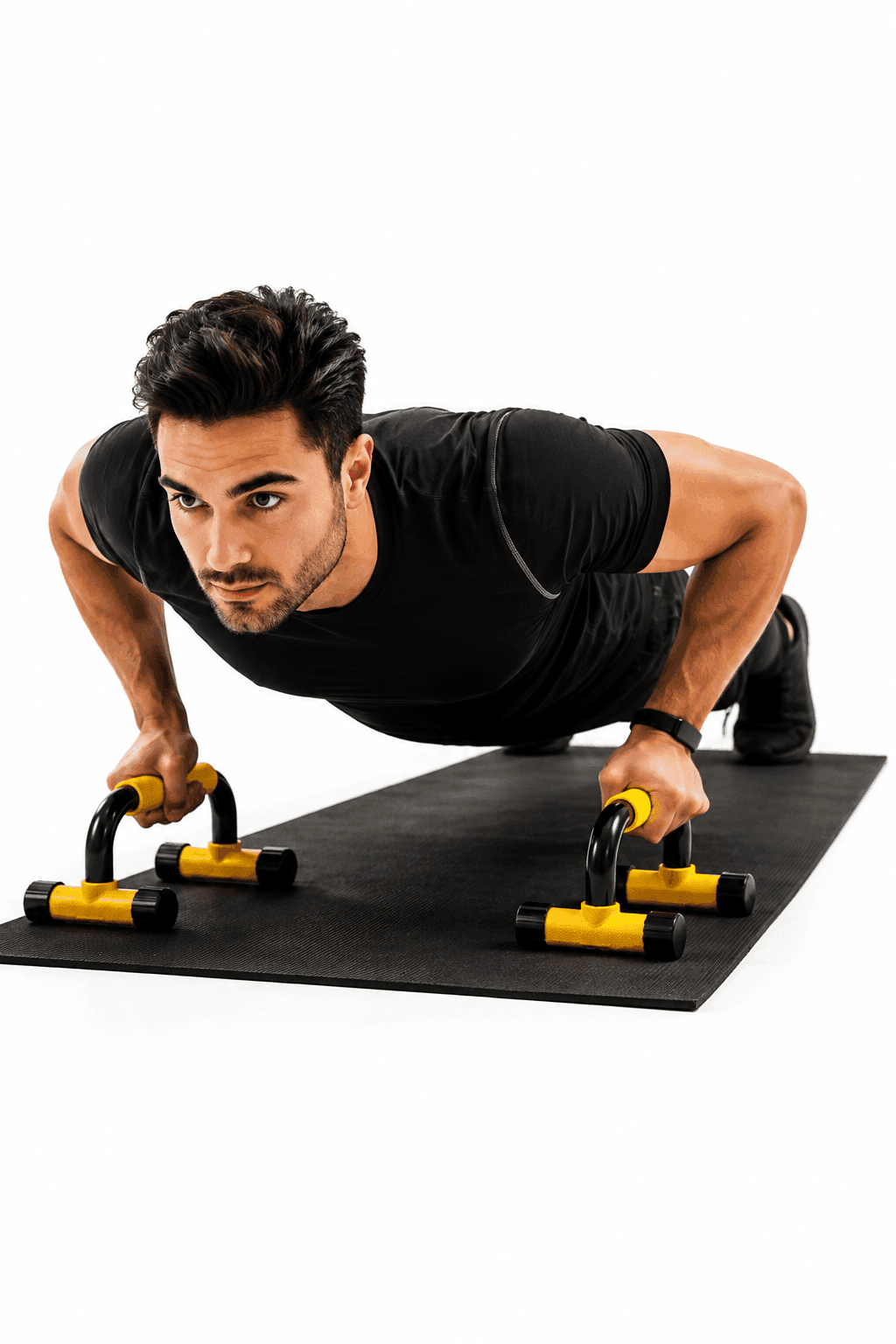 دسته شنا سوئدی پلاستیک فشرده مدل T | Push Up Bar (یک جفت) — تصویر ۲