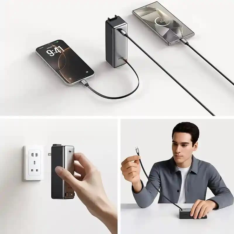 پاوربانک 10000 و آداپتور شارژ 30 وات مک دودو Mcdodo 3-in-1 Power Bank MC-3181 (ارسال فوری تهران) — تصویر ۵