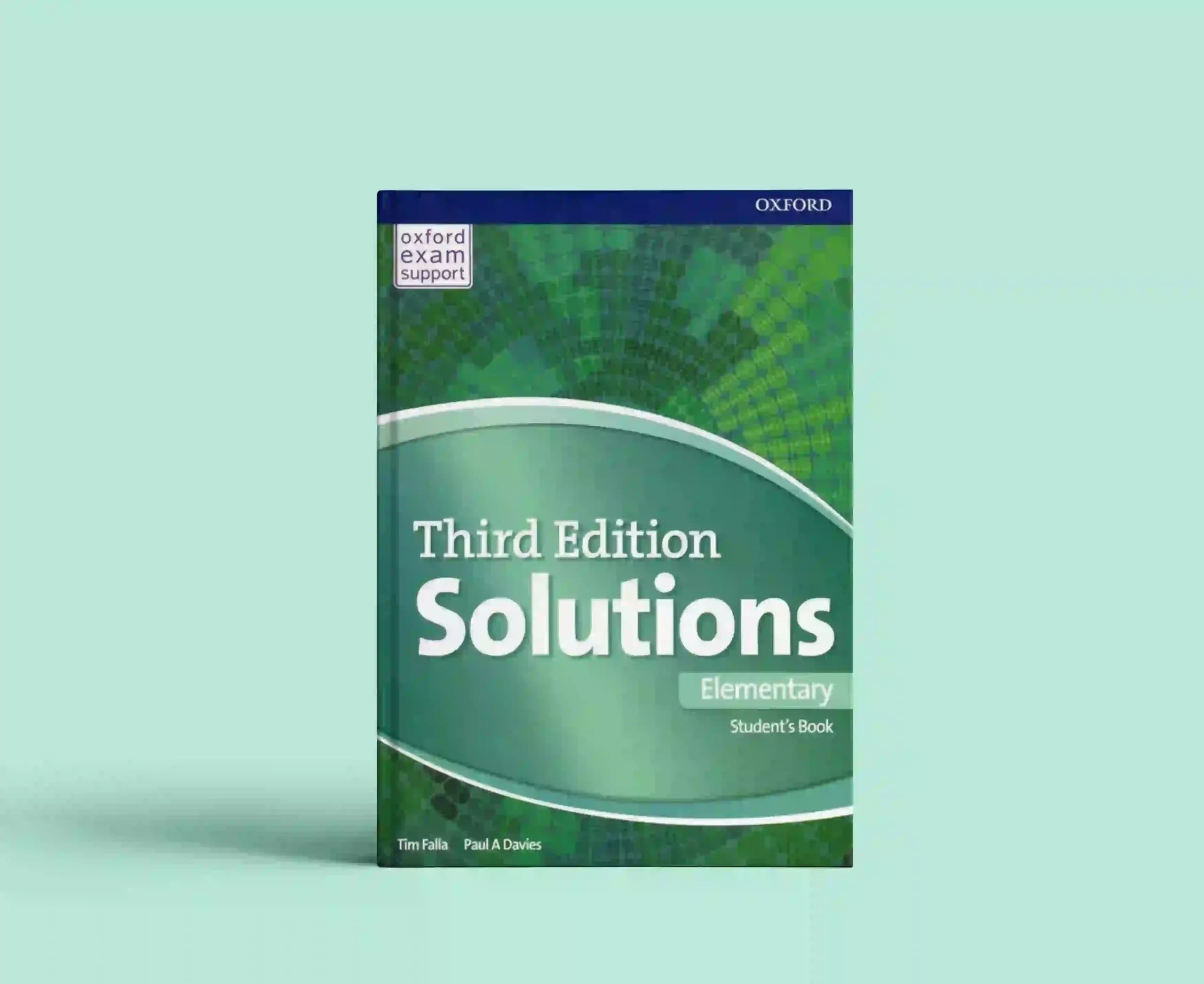 کتاب Solutions Elementary 3rd سولوشنز المنتری ویرایش سوم — تصویر ۳