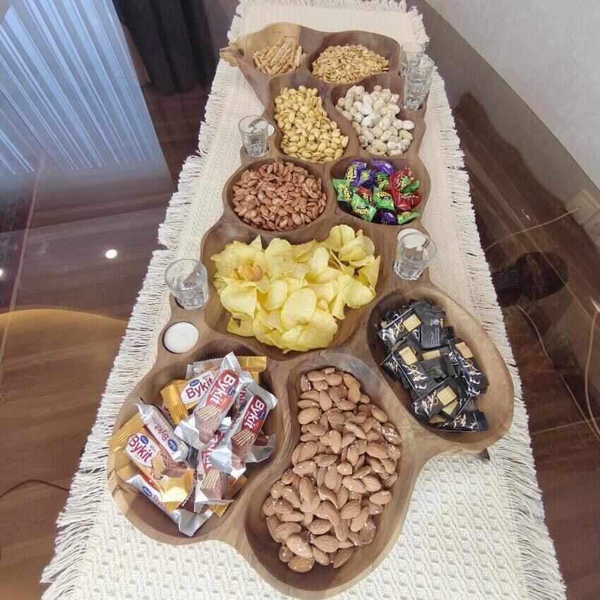 اردوخوری و شات پلیت ۱۰ خانه بزرگ گردو کد416 — تصویر ۹