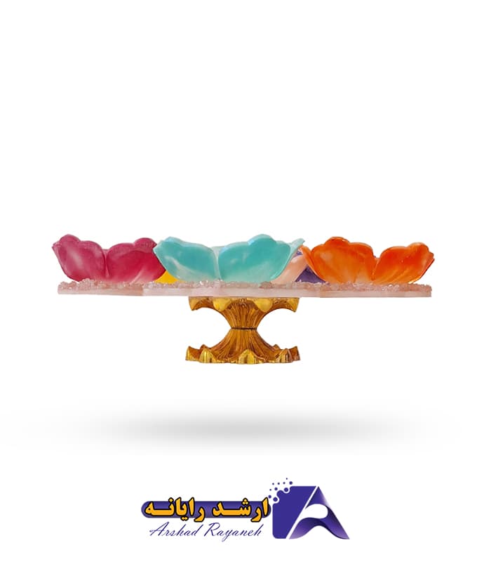 استند هفت سین رزینی پایه دار به همراه 6 عدد کاسه — تصویر ۶