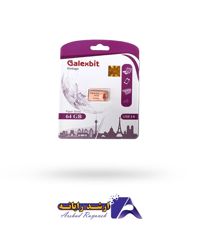 فلش 64 گیگابایت USB 2.0 برند Galexbit مدل vintage — تصویر ۴
