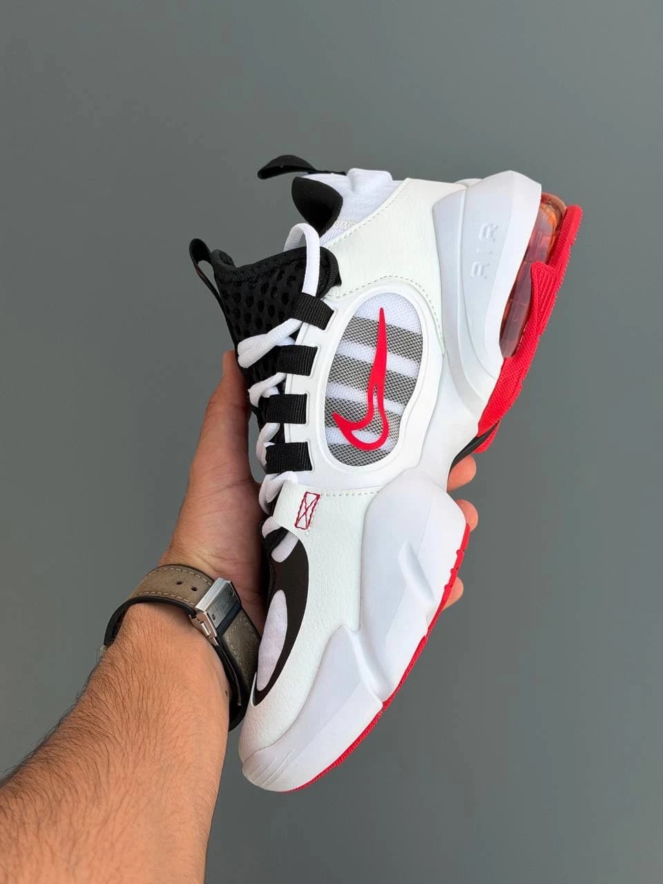 کتونی نایک ایرمکس آلفا ساواج 2 سفید مشکی Nike Air Max Allpha Savage 2 White Black — تصویر ۱۰
