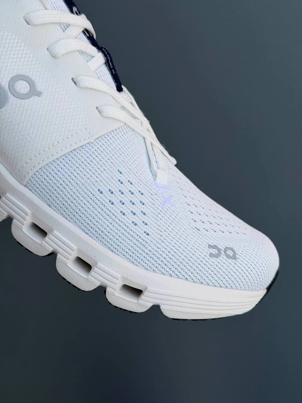 کتونی آن رانینگ کلود ایکس 4 سفید آبی On Running Cloud X4 White Blue — تصویر ۱۱