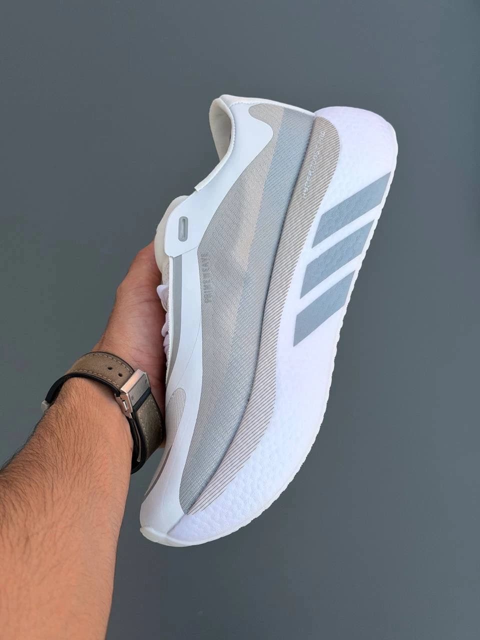 کتونی آدیداس هایپربوست ادج سفید نقره ای Adidas Hyperboost Edge Silver White — تصویر ۱۰