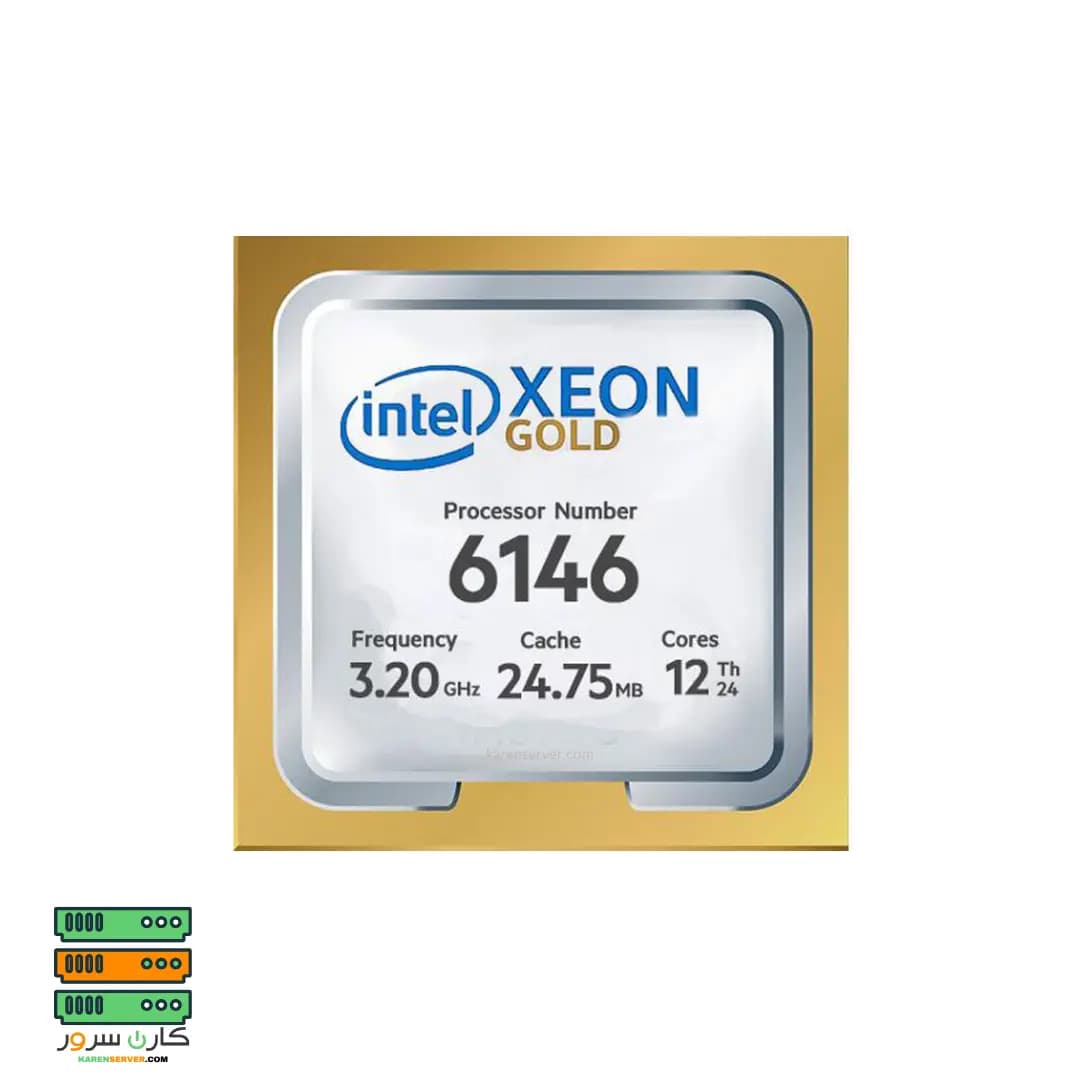سی پی یو سرور Intel Xeon Gold 6146 Processor — تصویر ۴