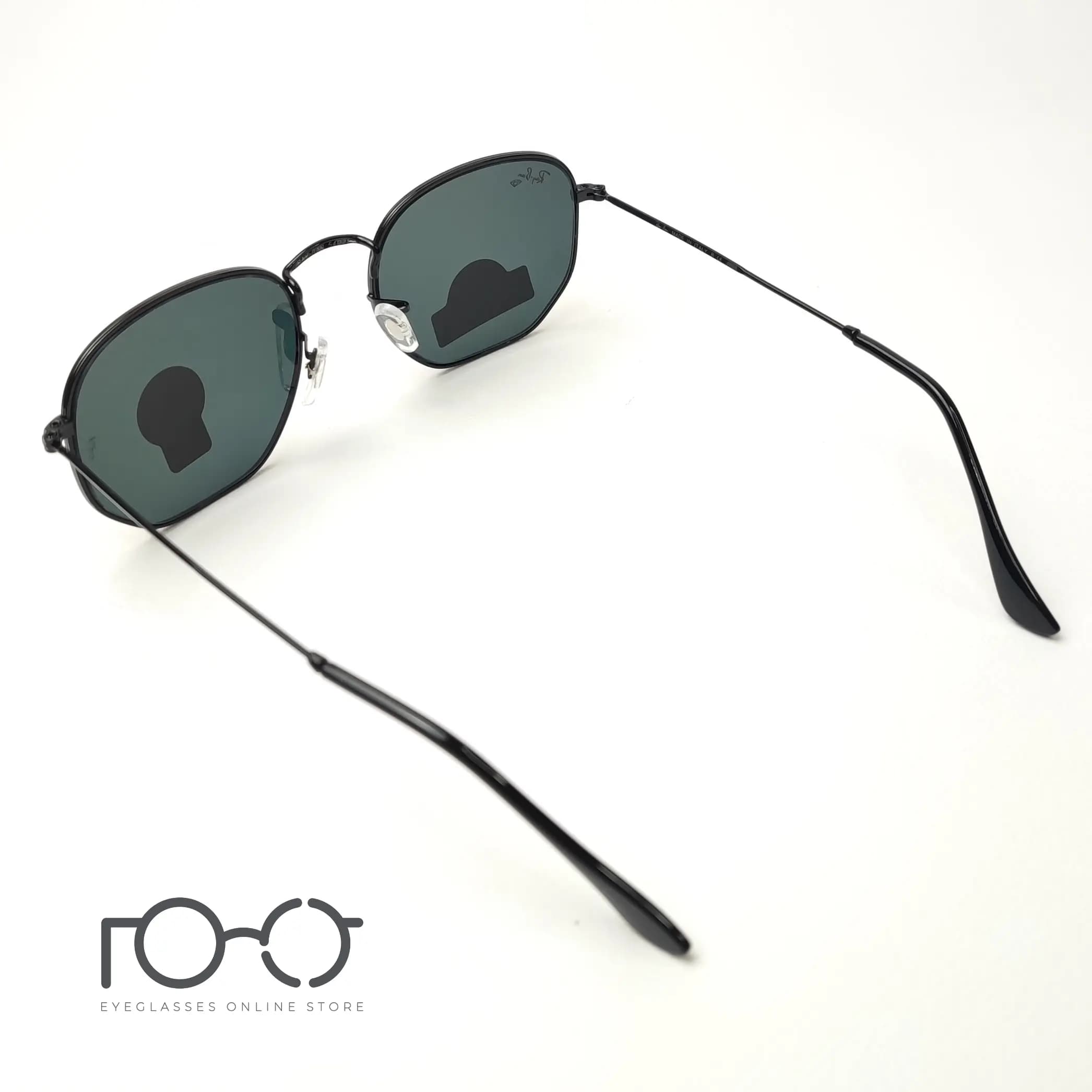 عینک آفتابی ریبن RAY BAN فلزی شیشه سنگ کد RB3548-N002 رنگ مشکی با لنز دودی — تصویر ۱۲
