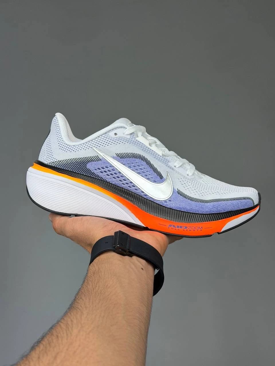 کتونی نایک پگاسوس 42 سفید بنفش نارنجی Nike Pegasus 42 White Purple Orange — تصویر ۸