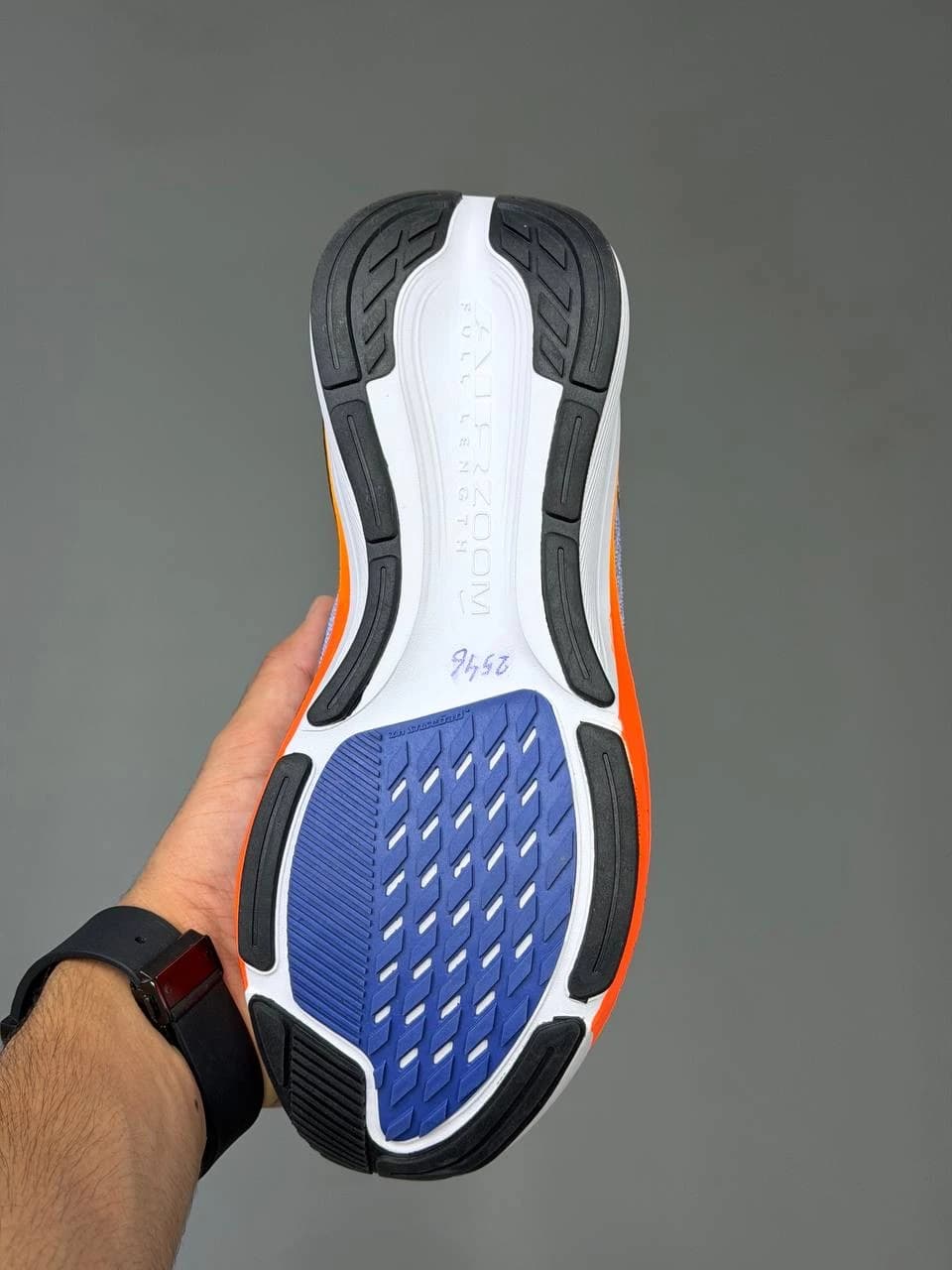 کتونی نایک پگاسوس 42 سفید بنفش نارنجی Nike Pegasus 42 White Purple Orange — تصویر ۶