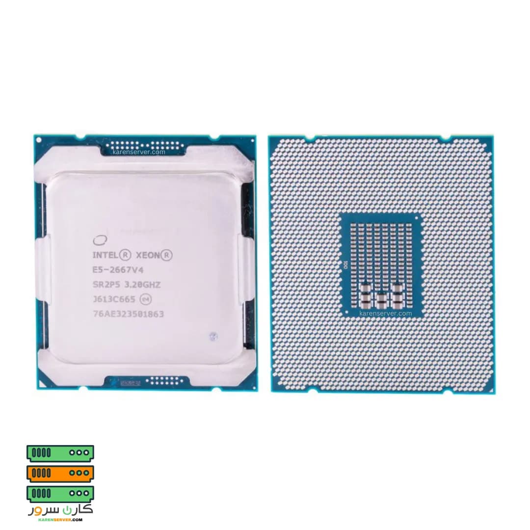 سی پی یو سرور Intel Xeon E5-2667 v4 استوک — تصویر ۲