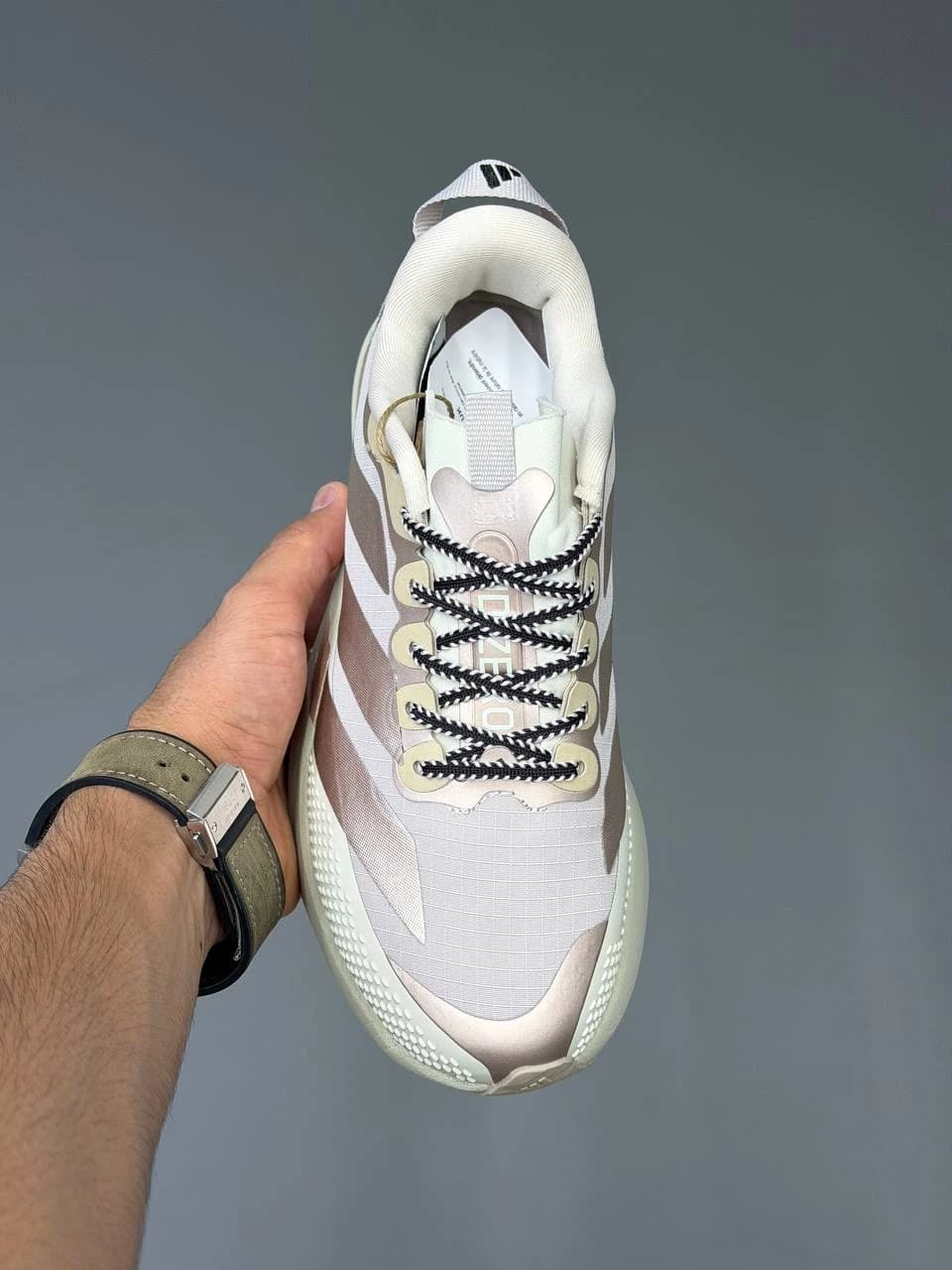 کتونی آدیداس آدی زیرو اوو اس ال ای تی آر کرم نقره ای Adidas Adizero Evo Sl ATR Cream Silver — تصویر ۸