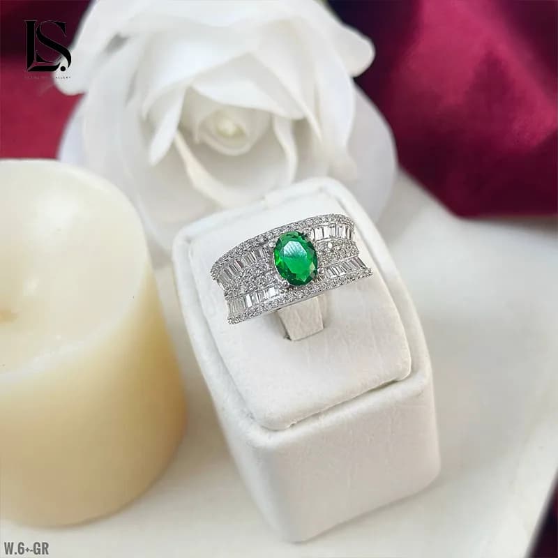 انگشتر نقره زنانه لاریسا AZ19 — تصویر ۳