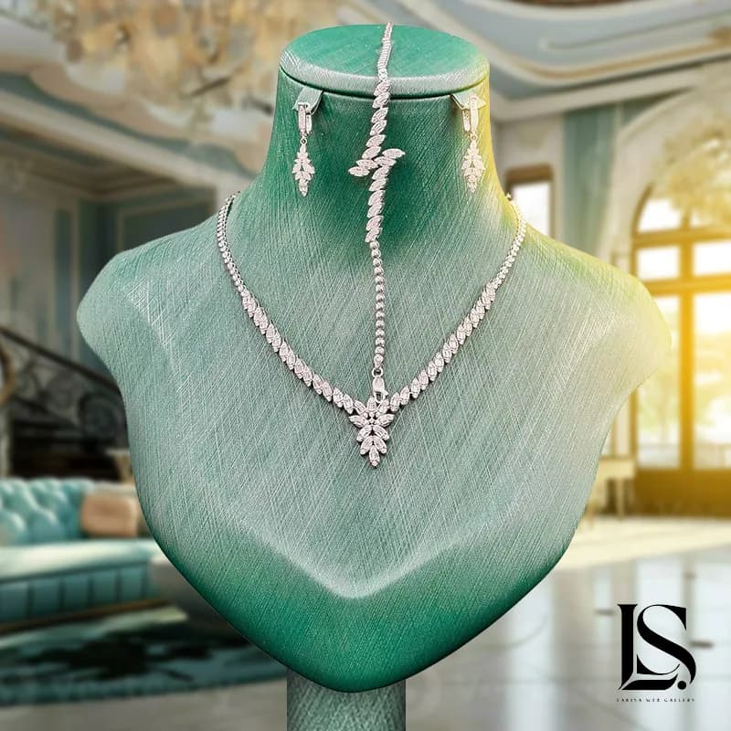 سرویس نقره زنانه لوکس لاریسا SLZ09 — تصویر ۲