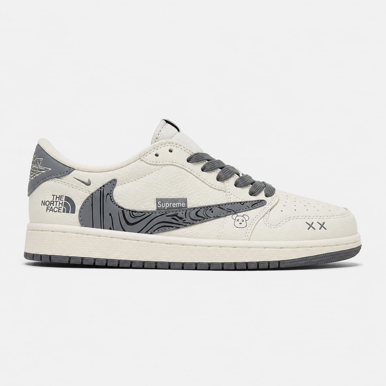 کتونی نایک ایر جردن وان ترویس اسکات لو کاستوم Nike Air Jordan 1 Low Custom — تصویر ۸