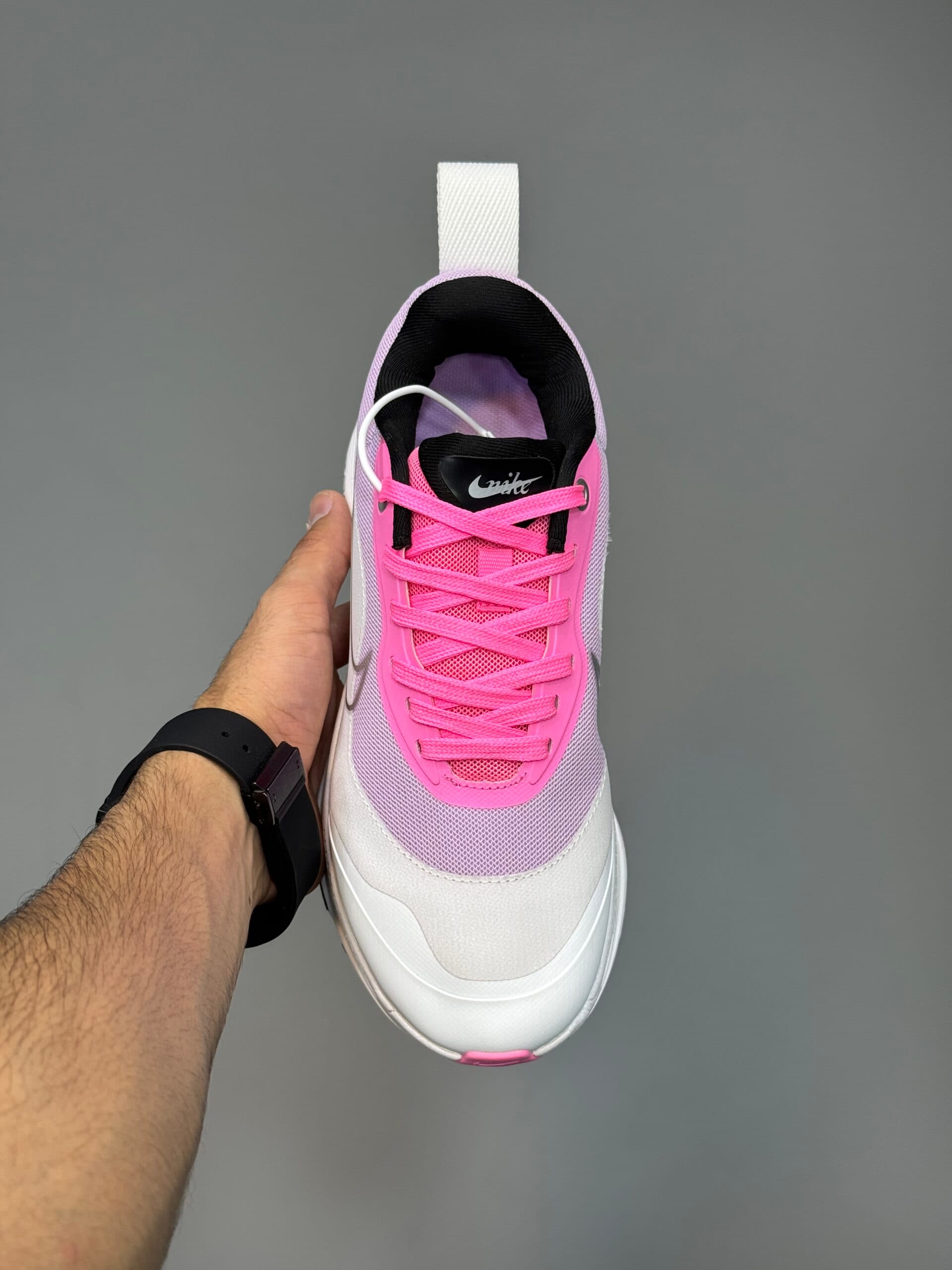 کتونی نایک وومرو 18 سفید صورتی Nike Vomero 18 Pink White — تصویر ۸