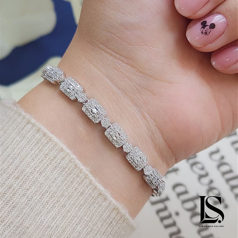 دستبند نقره زنانه DS17