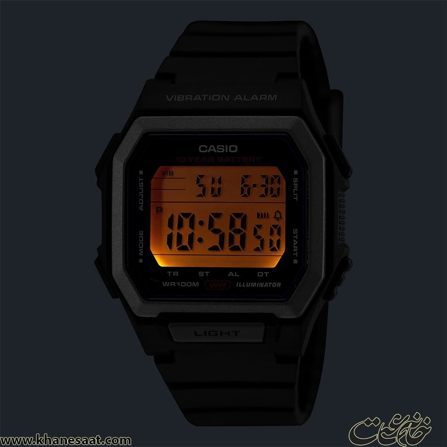 ساعت مچی کاسیو اصل مدل W-738H-1A — تصویر ۶