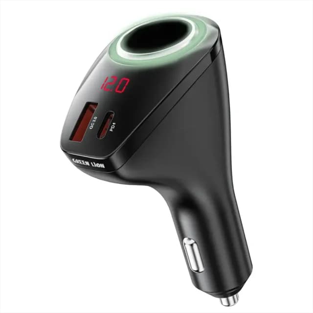 شارژر فندکی پاور درایو گرین لاین Power Drive 75W Car Charger — تصویر ۶