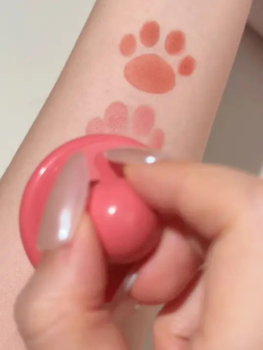 رژگونه استمپی پنجهای شیگلم Cutie Paw رنگ Love Cake — تصویر ۳