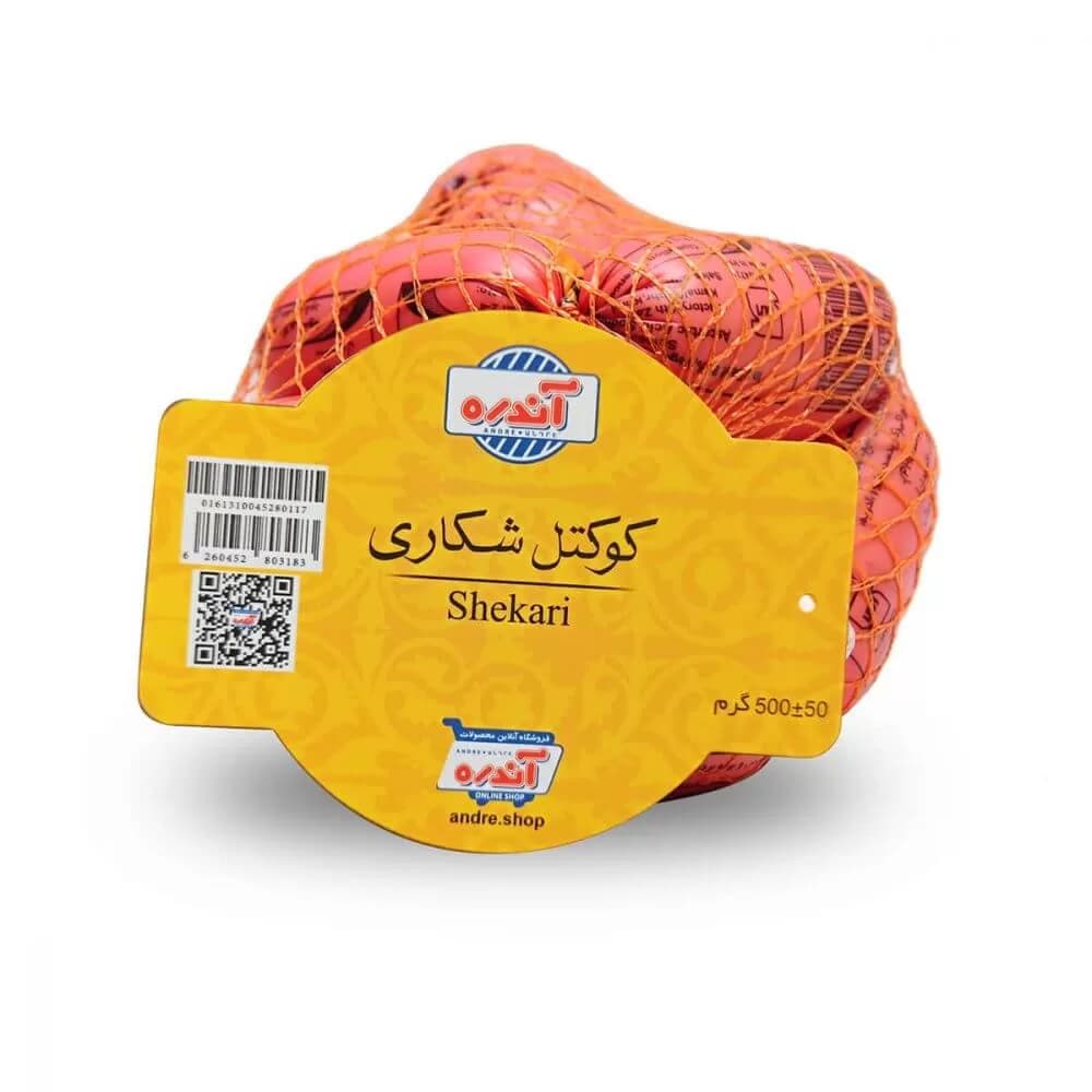 توری سوسیس کوکتل شکاری 80 درصد گوشت آندره وزن 500 گرم