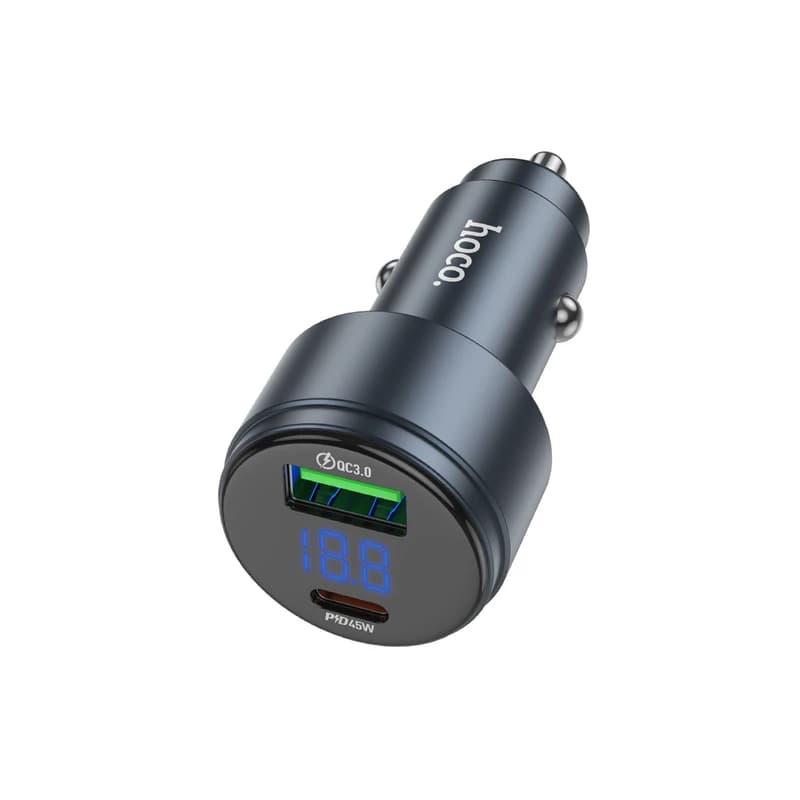 شارژر فندکی 63 وات هوکو مدل Z57B USB — تصویر ۲