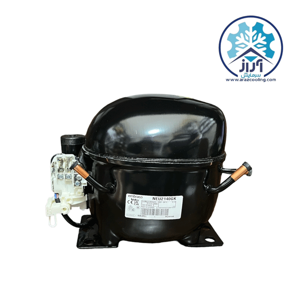 کمپرسور یخچال امبراکو 1.3 گاز R404 مدل NEU2140GK