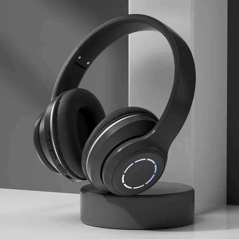 هدفون SN-36 بی سیم بلوتوثی RGB زیبا و با کیفیت — تصویر ۷