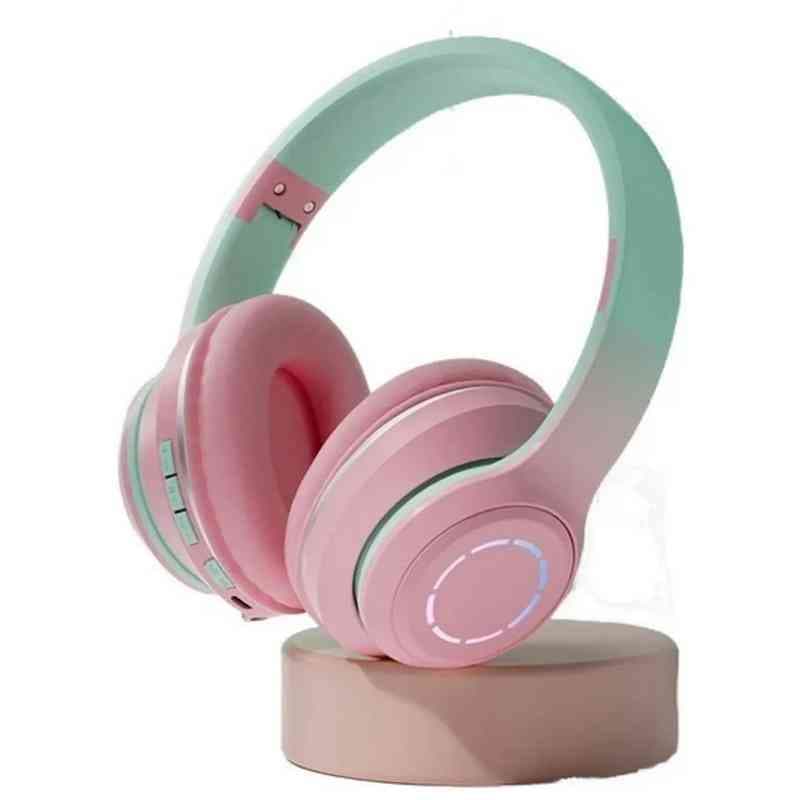 هدفون SN-36 بی سیم بلوتوثی RGB زیبا و با کیفیت — تصویر ۳