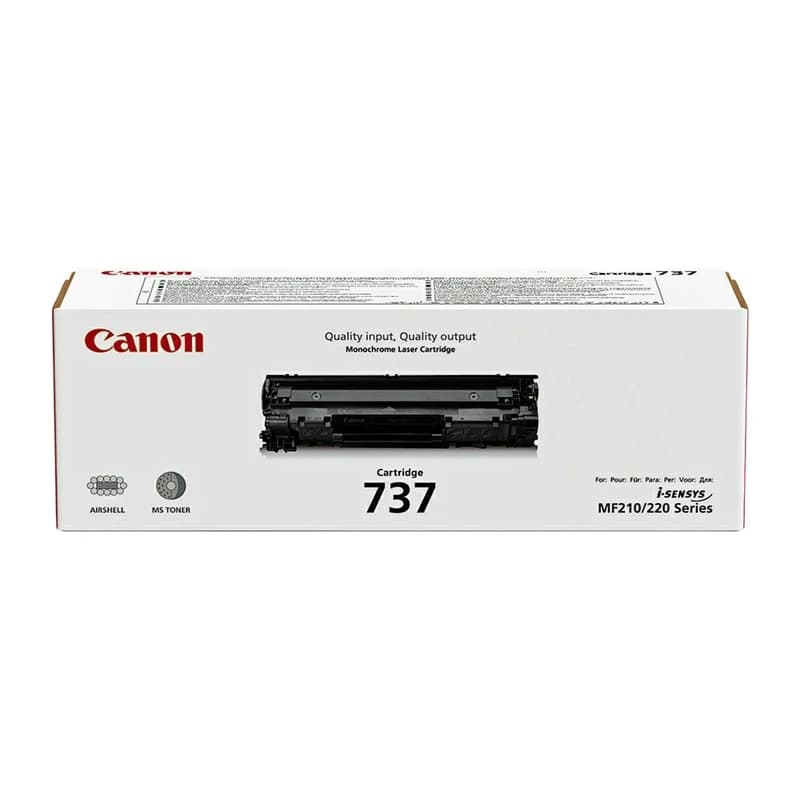 کارتریج کنون 737 canon لیزری مشکی — تصویر ۵