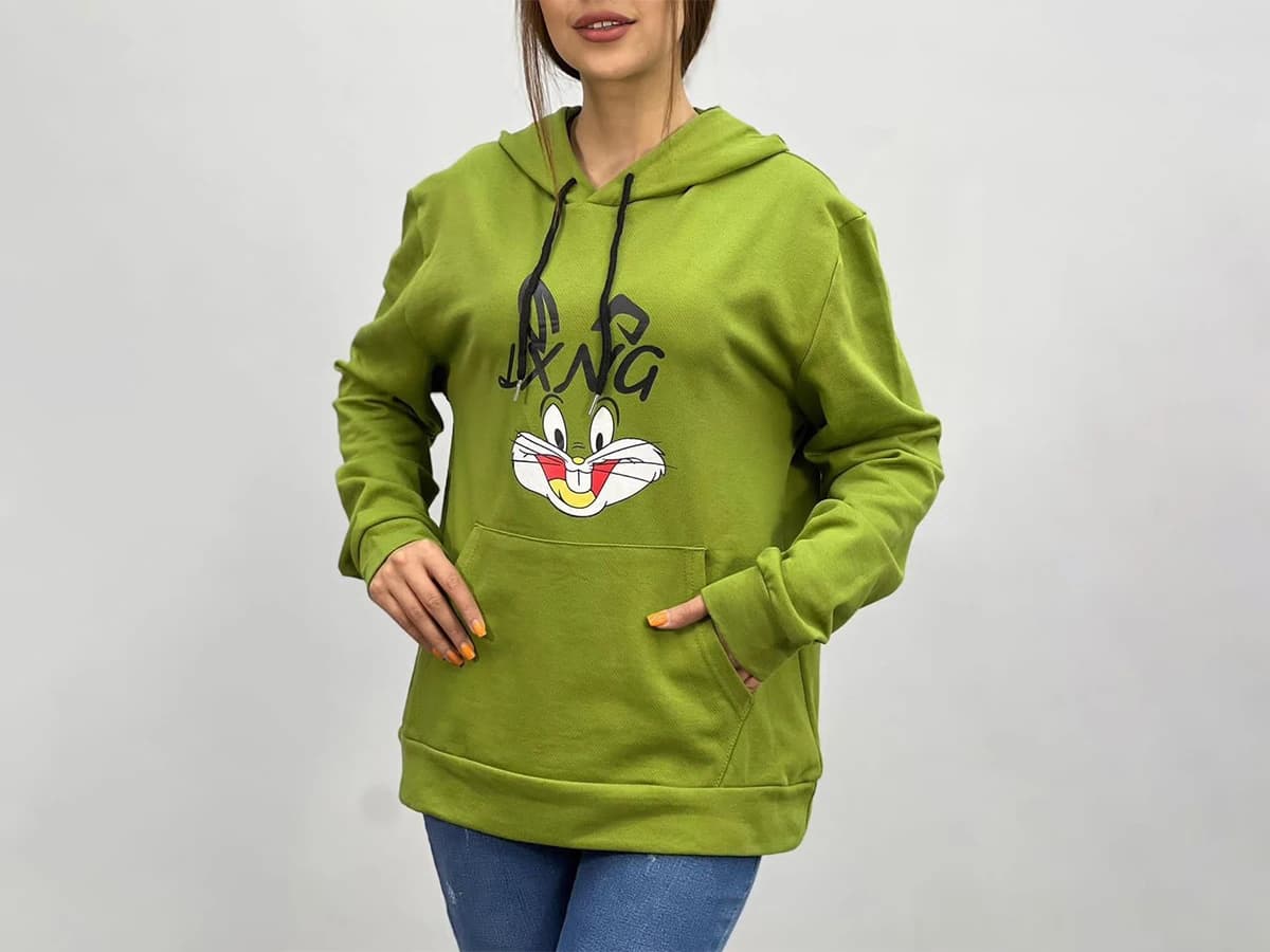 هودی اسپرت طرحدار کد 1048 — تصویر ۳