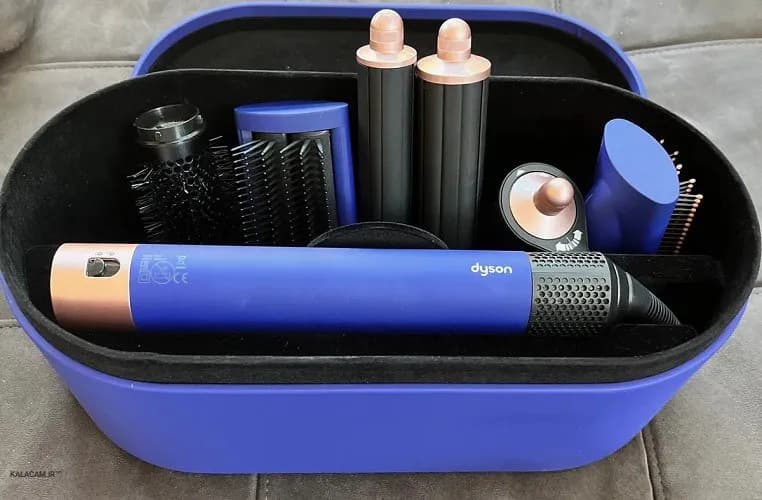 سشوار چندکاره دایسون ( آبی/گلبهی ) مدل Airwrap | Dyson Airwrap Multifunctional Hair Dryer — تصویر ۹