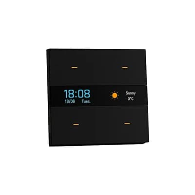 کلید 4 پل هوشمند پیانویی LCD لیبل دیجیتال — تصویر ۵