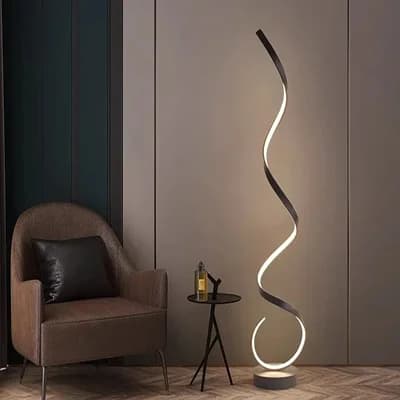 آباژور مدرن LED مدل پیچ 60 وات — تصویر ۴