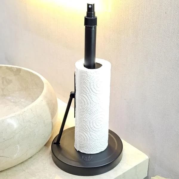 جای دستمال رومیزی مشکی مدل اسپریدار 02