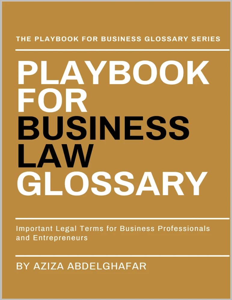 کتاب A Playbook for Business Law (کتابچه حقوق تجارت) نسخه انگلیسی PDF | عبدلغفار