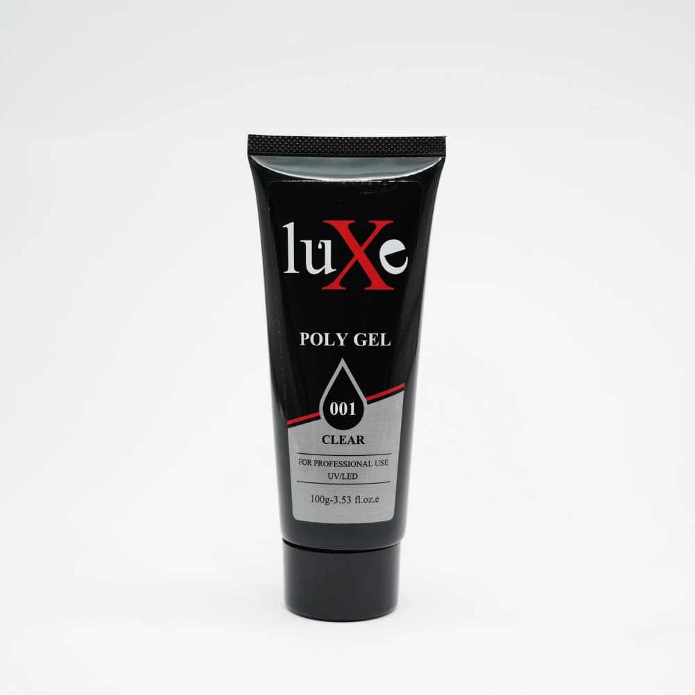 پلی ژل کلیر 01 لوکسی LUXE 100G ناخن — تصویر ۲