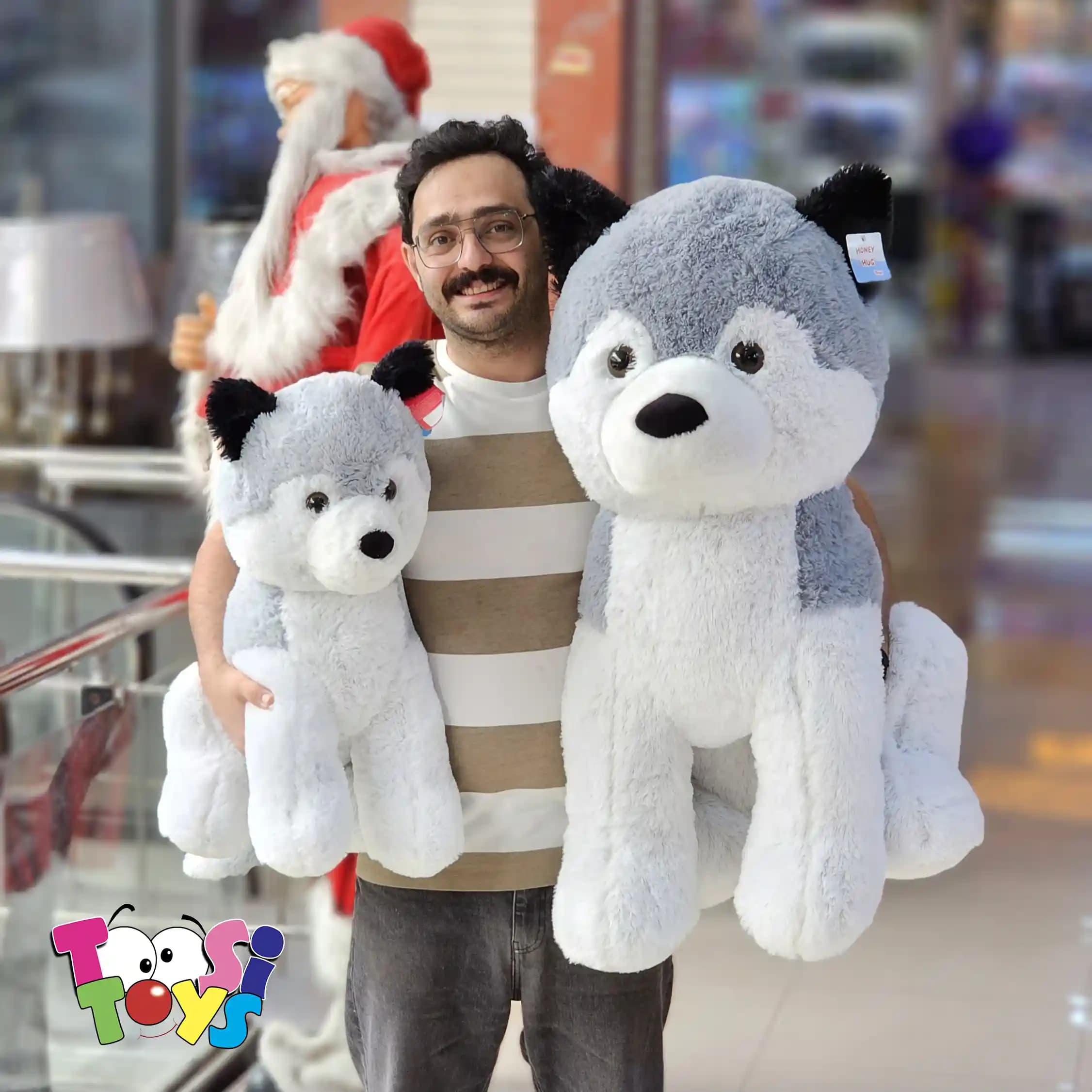 عروسک هاسکی نشسته — تصویر ۷
