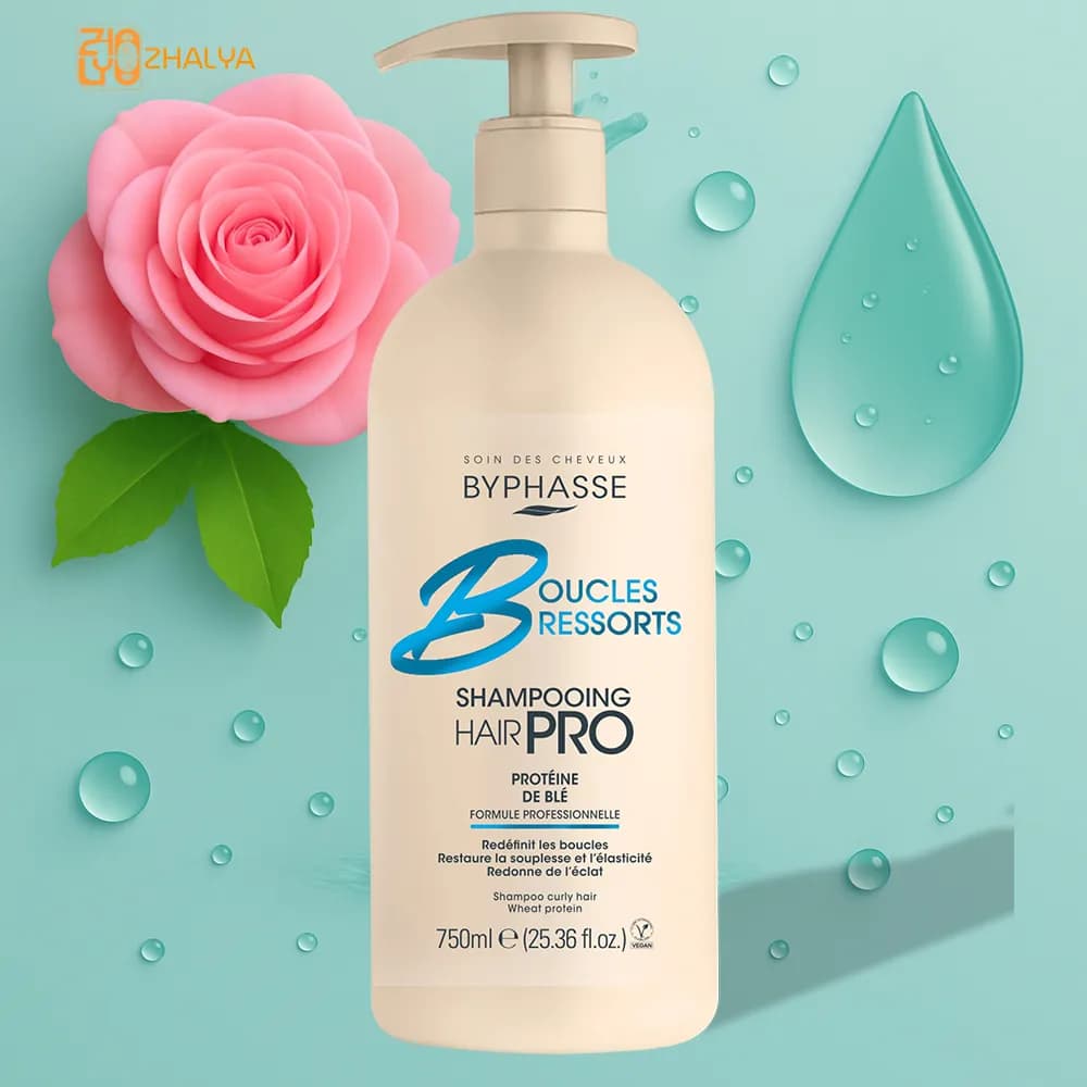 شامپو حرفه ای بایفاس curly مناسب موی فر و موج دار 750 میل Byphasse