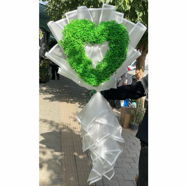 دسته گل قلبی توخالی عروس(ژیپسوفیلا) — تصویر ۶